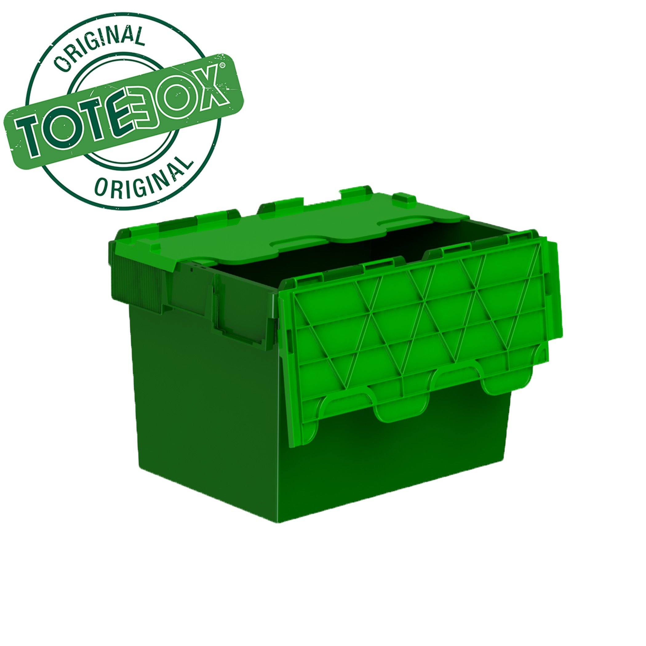 Original ToteBox - Heavy Duty Attached Lid Container - Premium Range