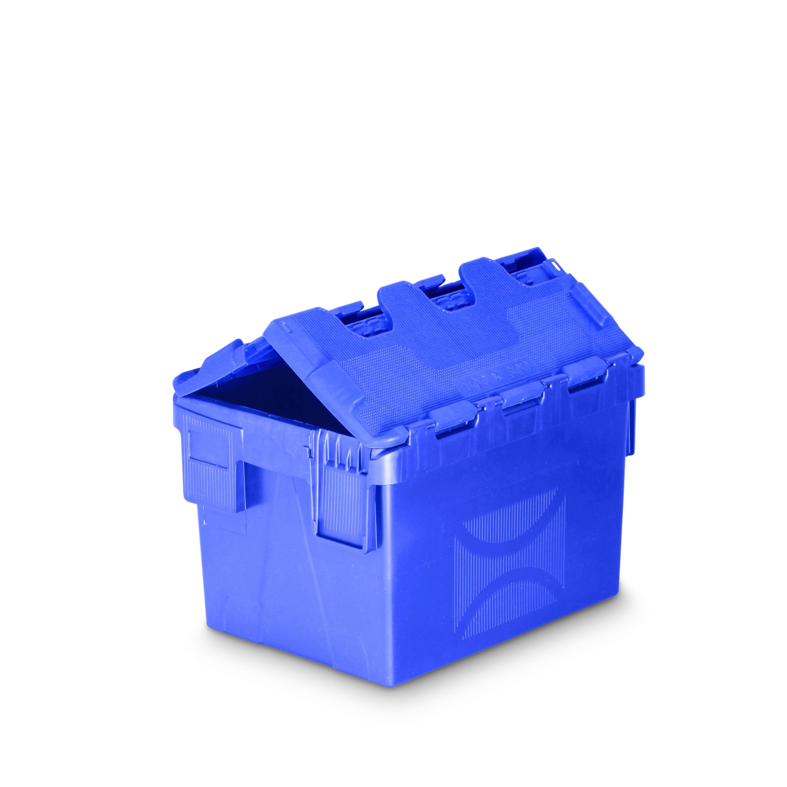 *Bundle of 10* 20L Attached Lid Container Original Totebox (400 x 300 x 264h mm)