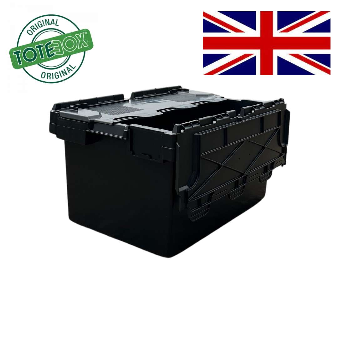 80L Extra Large Attached Lid Container Original Totebox (710 x 460 x 368h mm)