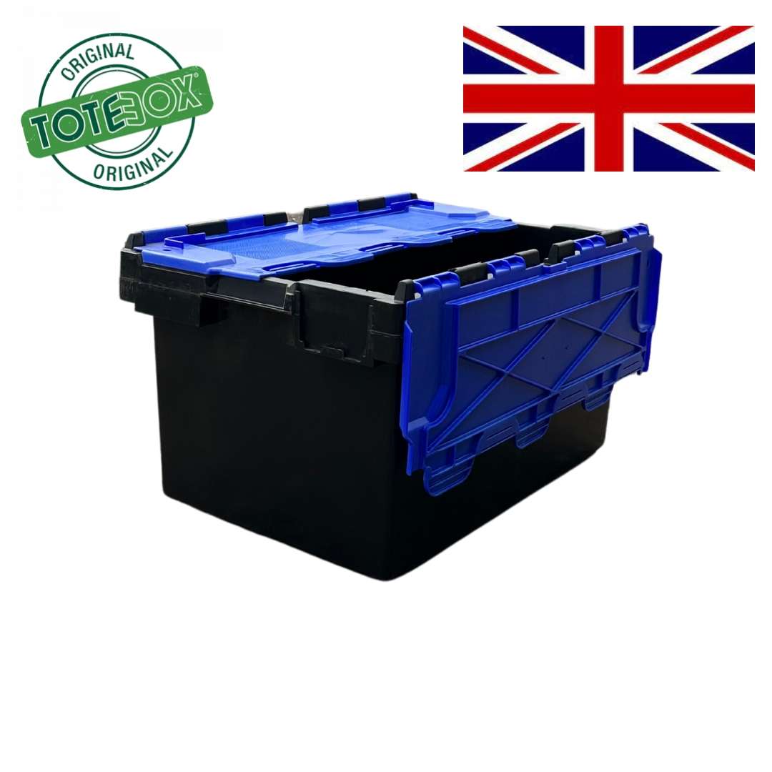 80L Extra Large Attached Lid Container Original Totebox (710 x 460 x 368h mm)