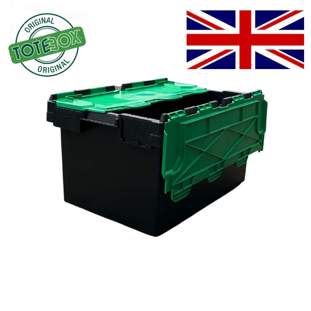 80L Extra Large Attached Lid Container Original Totebox (710 x 460 x 368h mm)