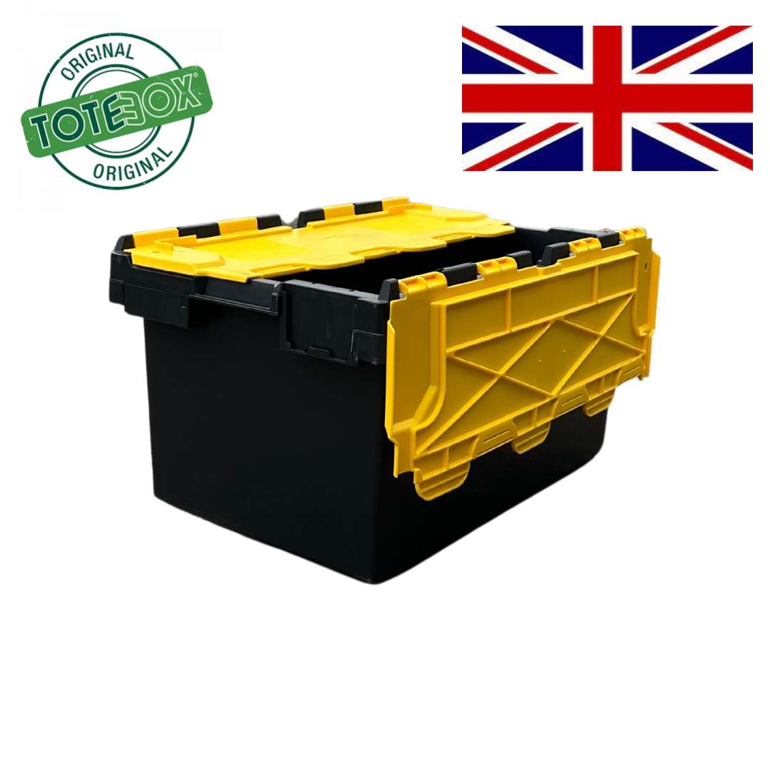 80L Extra Large Attached Lid Container Original Totebox (710 x 460 x 368h mm)