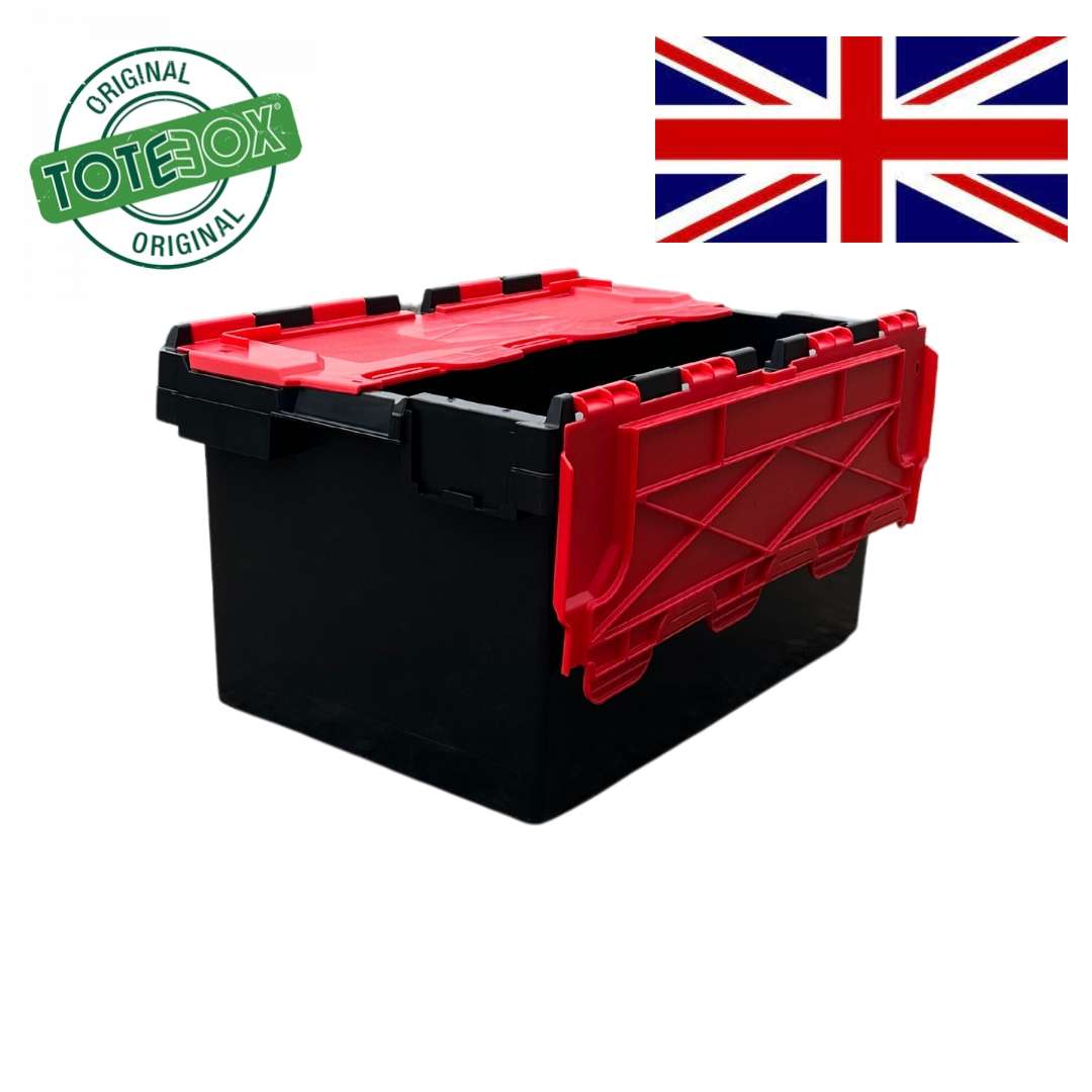 80L Extra Large Attached Lid Container Original Totebox (710 x 460 x 368h mm)