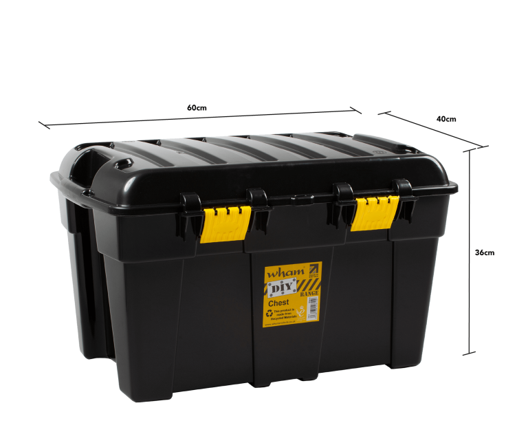 *Pallet of 96* WHAM Recycled 48Ltr Storage Trunk