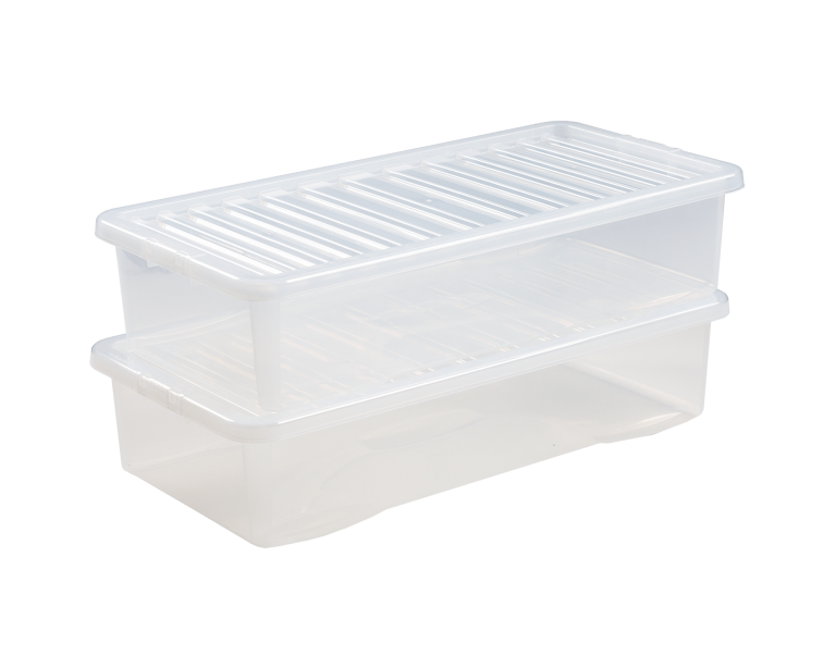 *Pallet of 110* WHAM Crystal 42 Litre Under Bed Box & Lid