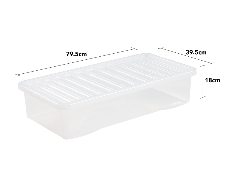 *Pallet of 110* WHAM Crystal 42 Litre Under Bed Box & Lid