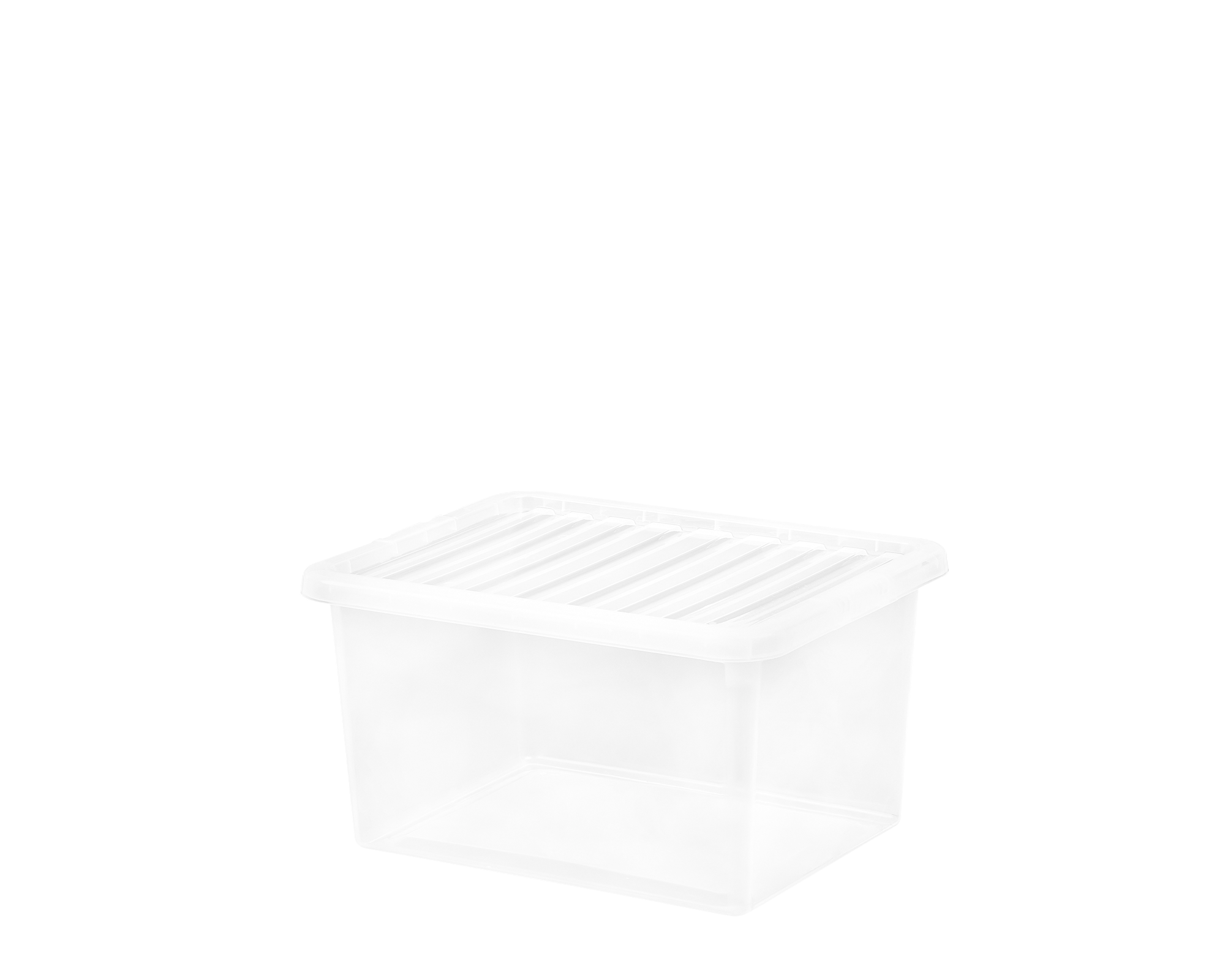 *Pallet of 240* WHAM Crystal 37L Box & Lid Clear