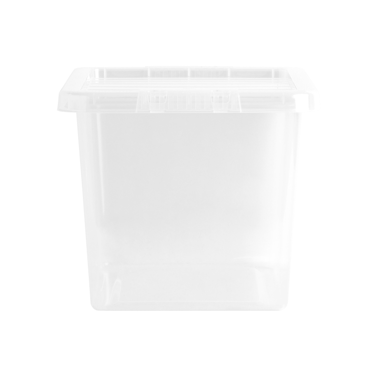 *Pallet of 500* WHAM Crystal 20L Box & Lid Clear