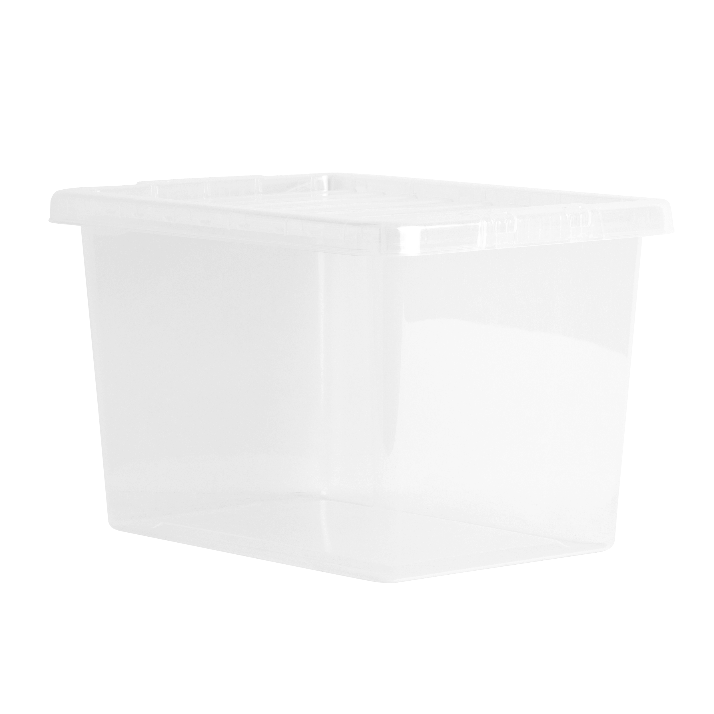 *Pallet of 500* WHAM Crystal 20L Box & Lid Clear