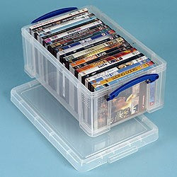 *Bundle of 6* 9L Really Useful Plastic Storage Box (395 x 255 x 155mm)