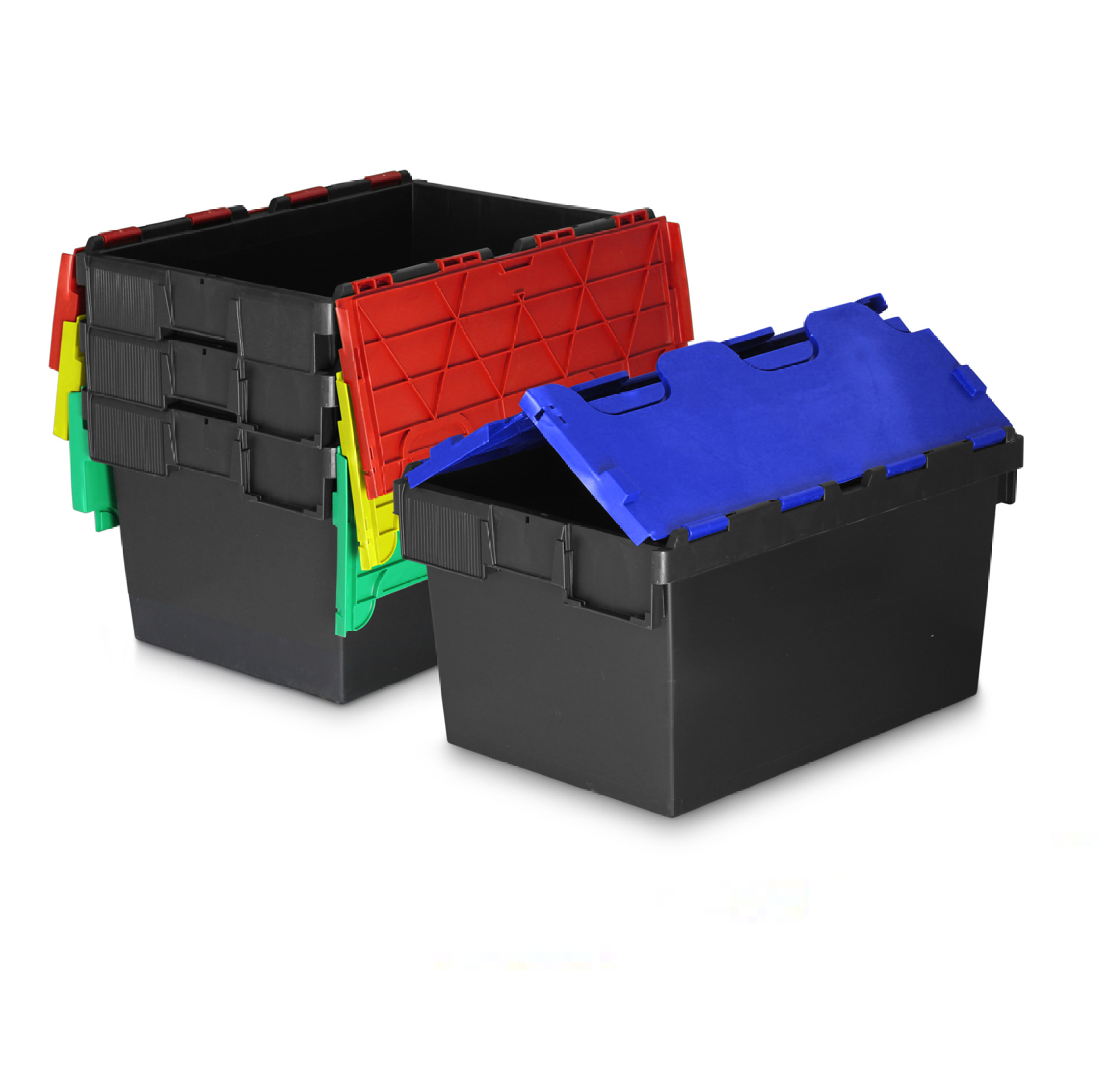 *Bundle of 5* 54L Attached Lid Container Original Totebox (600 x 400 x 320h mm)