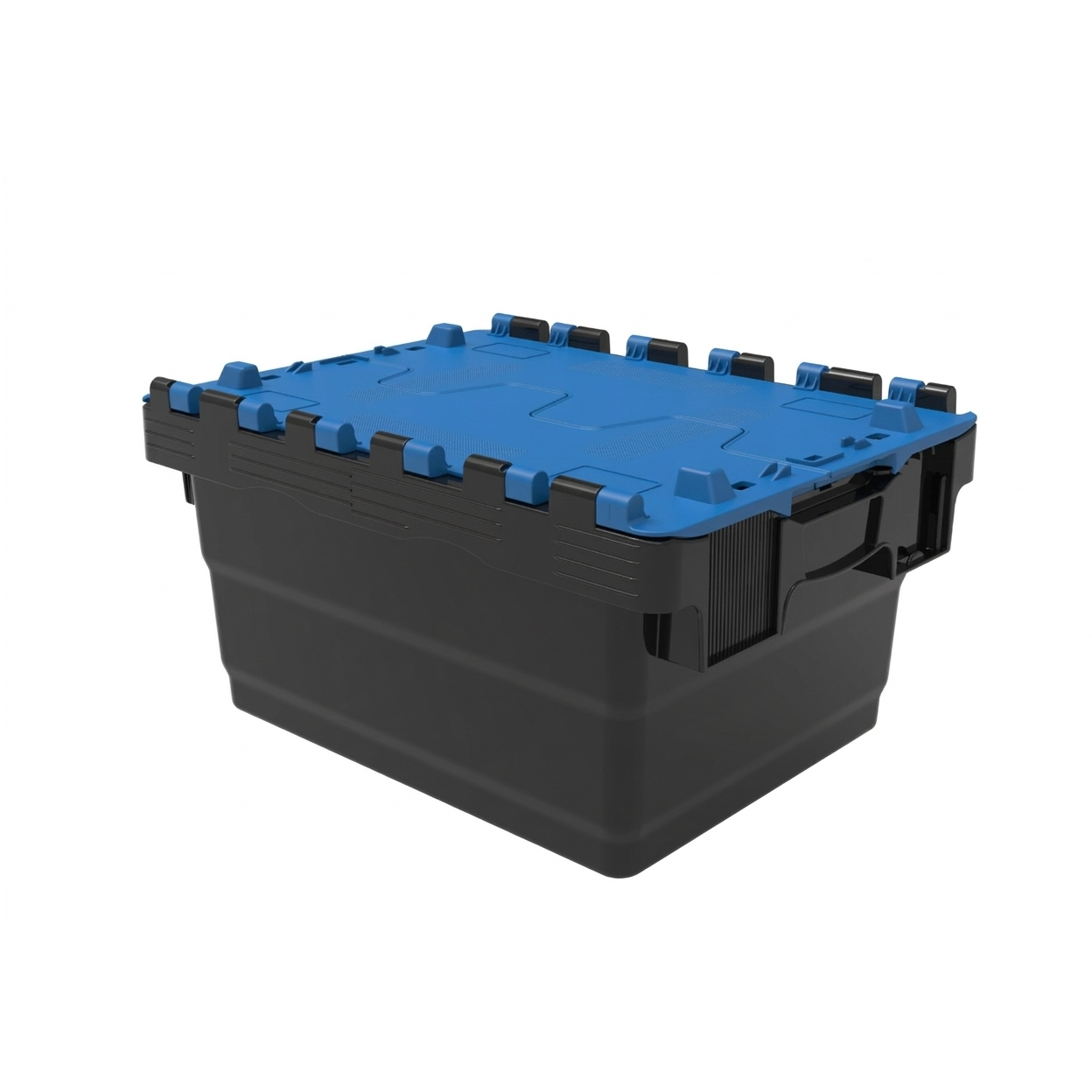 16L GatorTote Extra Heavy Duty Industrial Attached Lid Box (400 x 300 x 200mm)