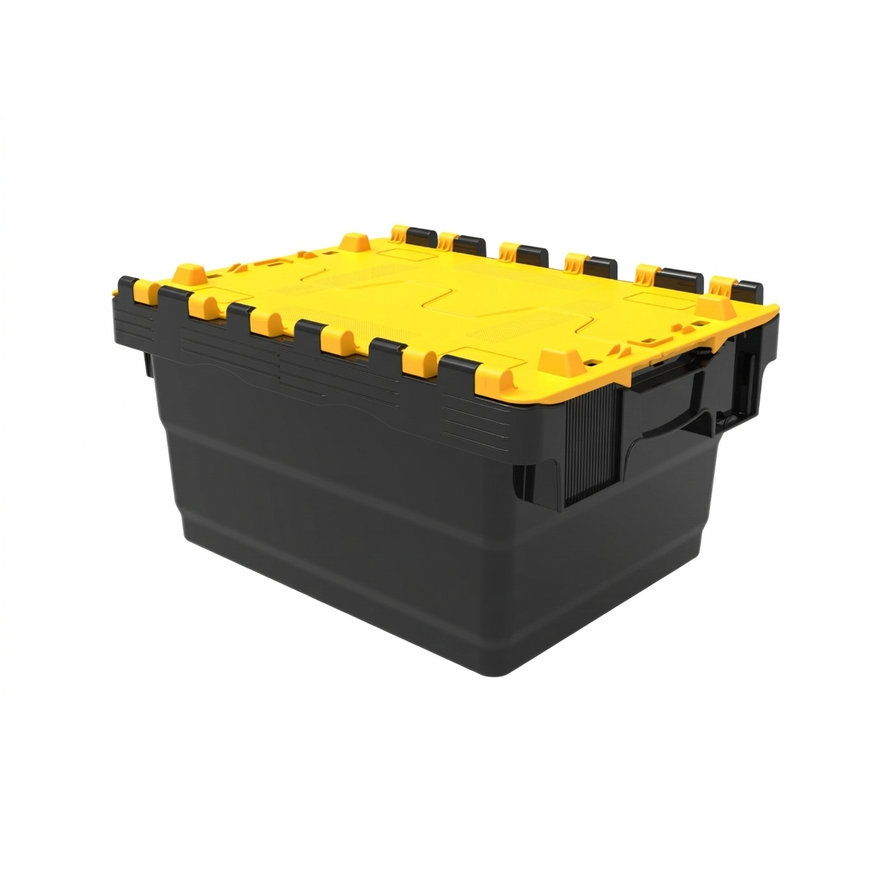 16L GatorTote Extra Heavy Duty Industrial Attached Lid Box (400 x 300 x 200mm)
