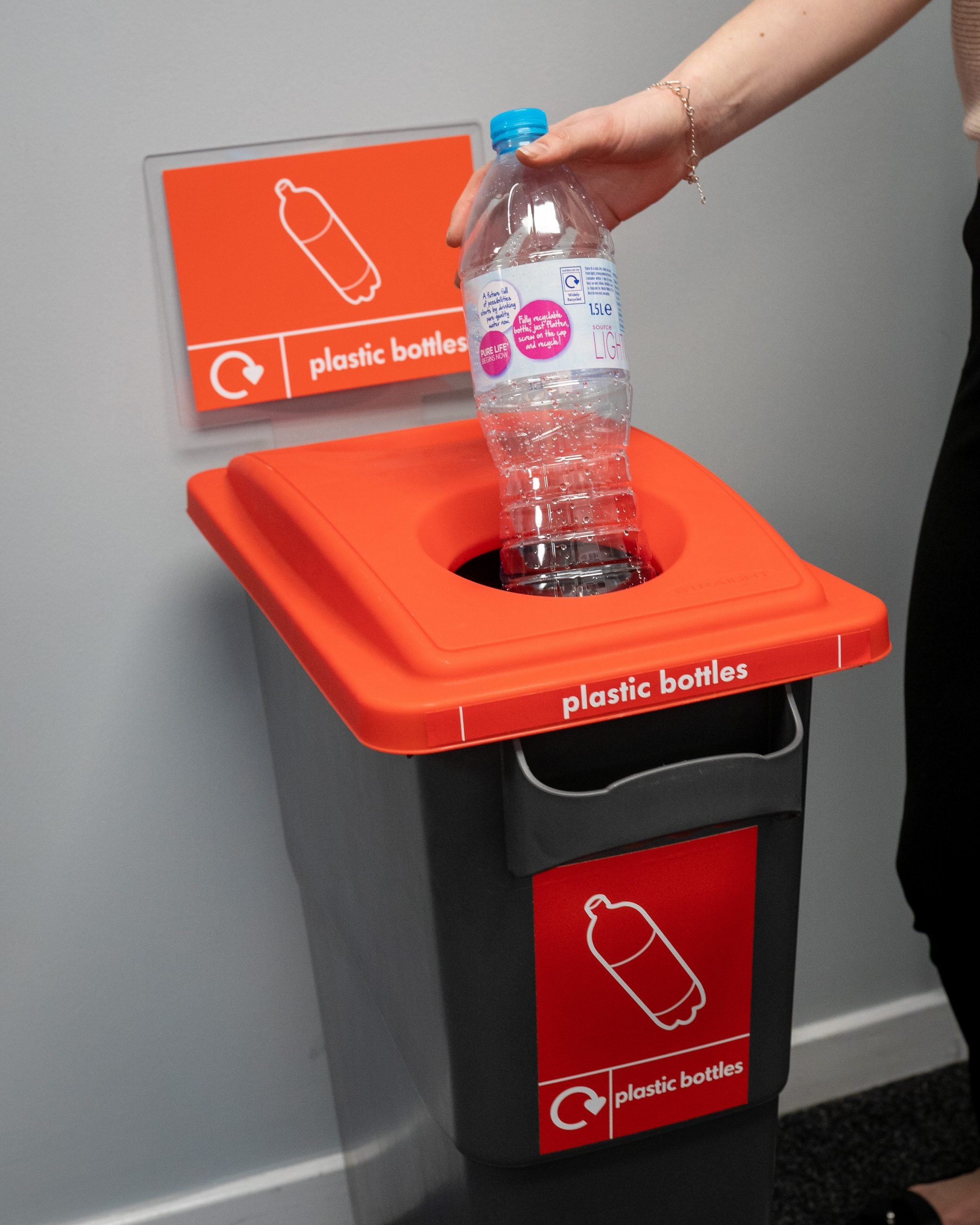 EcoSort Recycling Bin Round Aperture Lid (lid only)