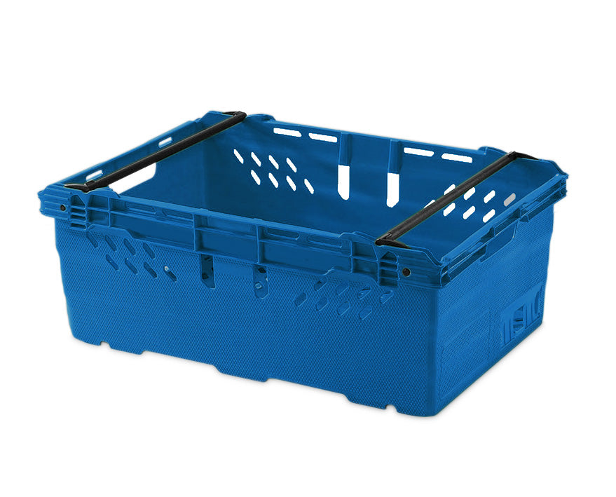 *Pallet of 150* 44L Heavy Duty Stacking & Nesting Crate Ventilated (600 x 400 x 253mm)