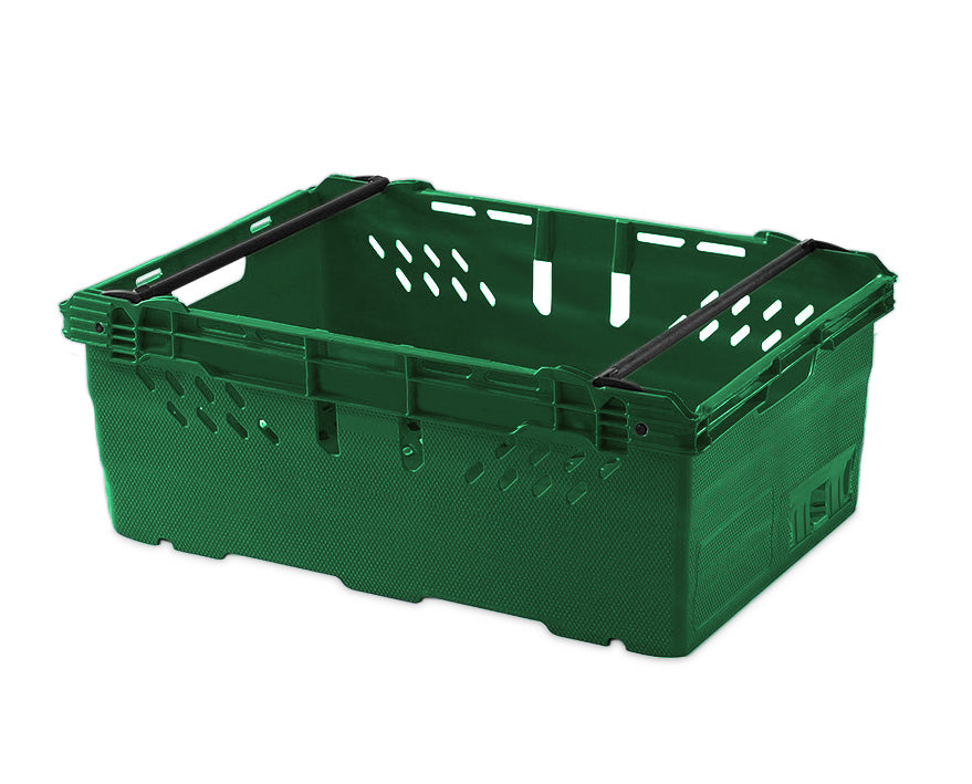 *Pallet of 150* 44L Heavy Duty Stacking & Nesting Crate Ventilated (600 x 400 x 253mm)
