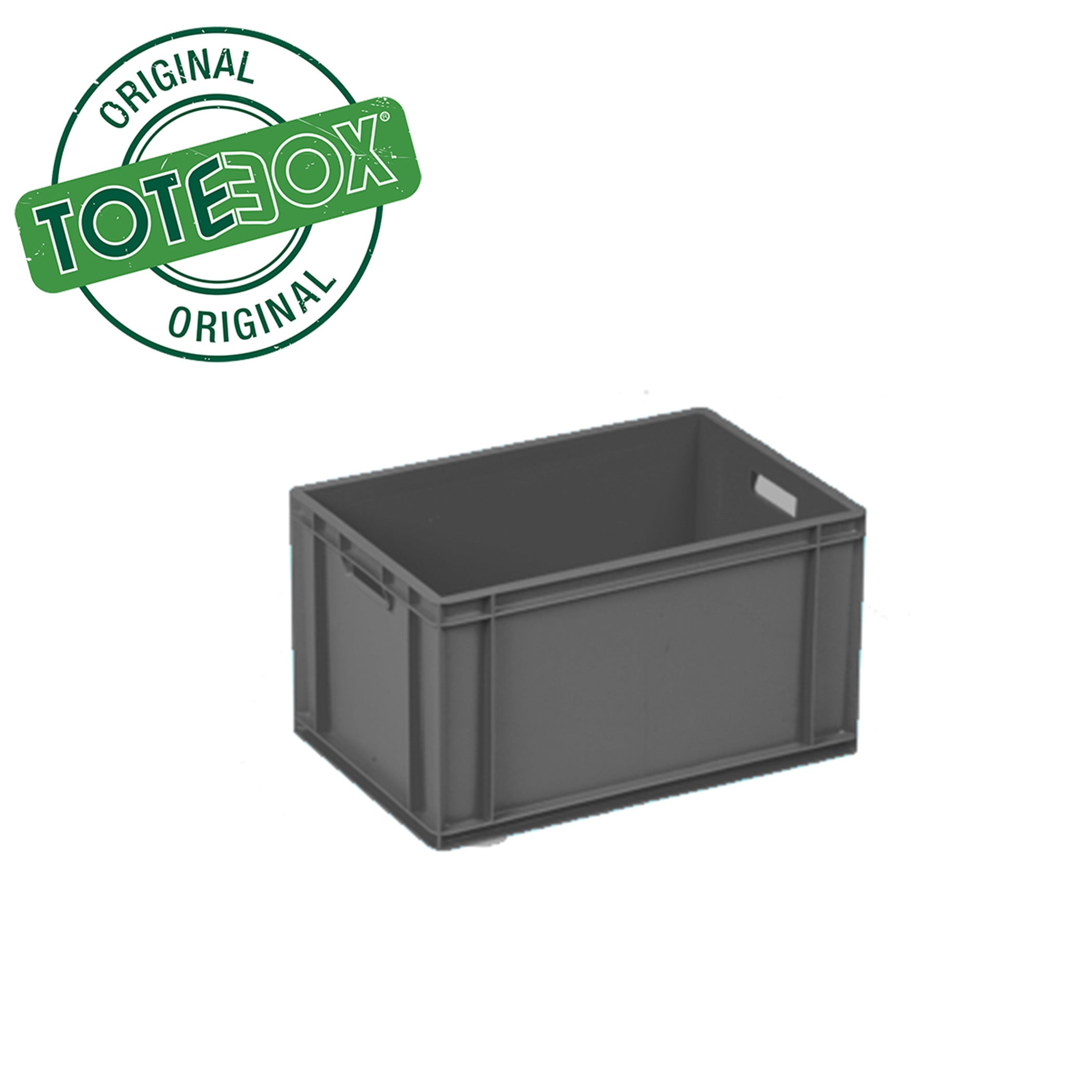 Original Totebox Euro Stacking Container 42ltr with Handholds (600l x 400w x 230h mm)