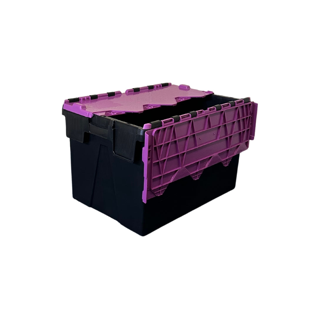 67L GatorTote (600x400x370mm) Extra Heavy Duty Industrial Attached Lid Box