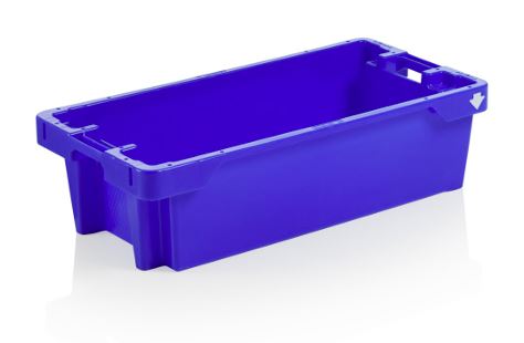 *Pallet of 100* 25kg Stacking & Nesting Euro Fish Box