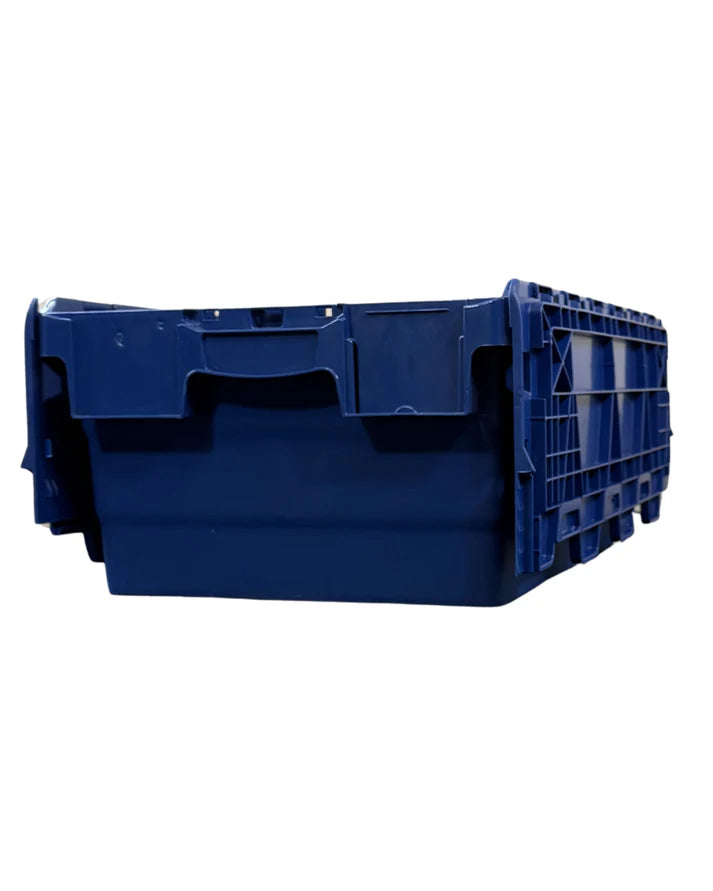 40L GatorTote (600 x 400 x 250h mm) Extra Heavy Duty Industrial Attached Lid Box