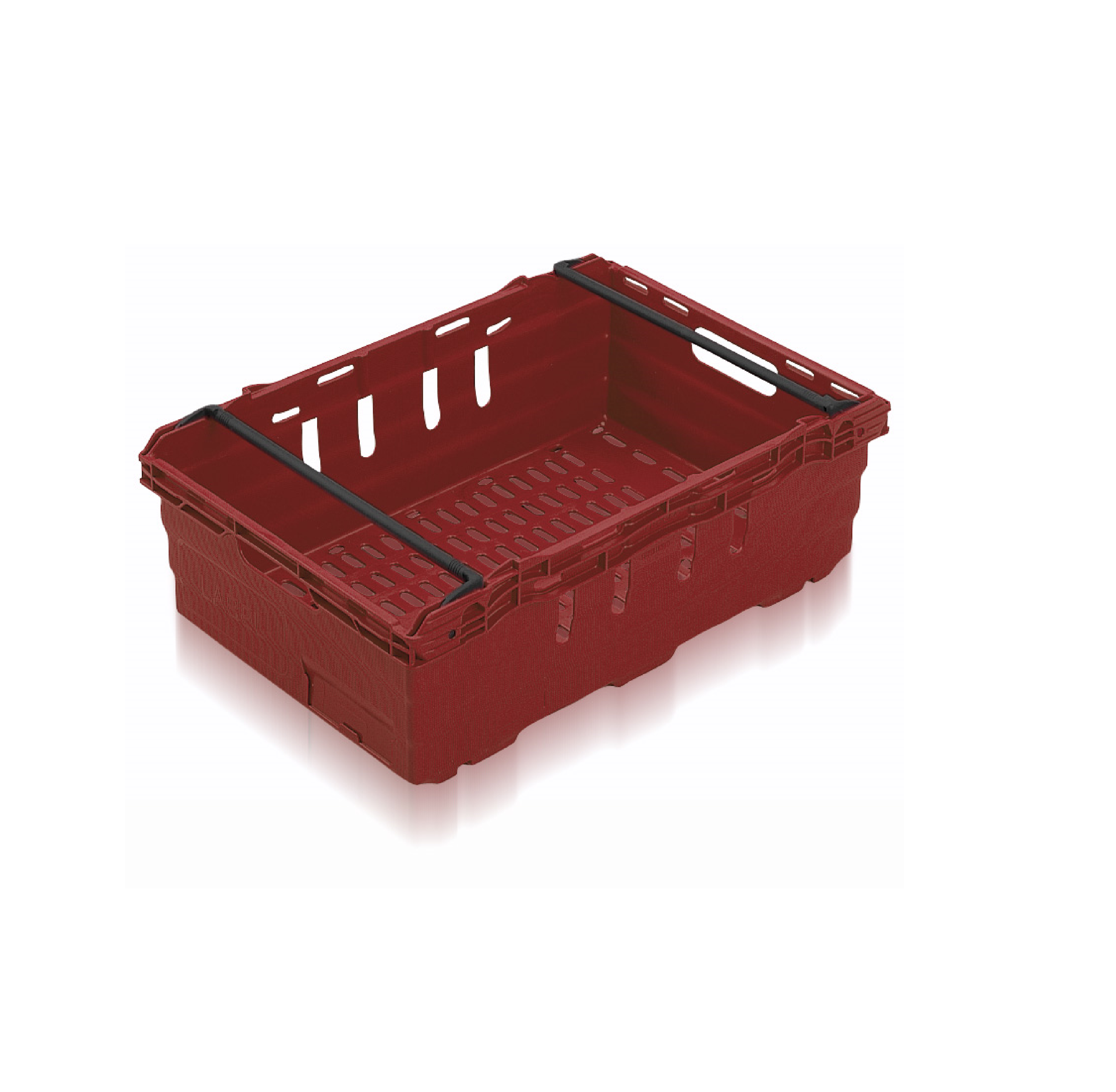 *Pallet of 200* 35L Heavy Duty Stacking & Nesting Crate Ventilated (600 x 400 x 199mm)