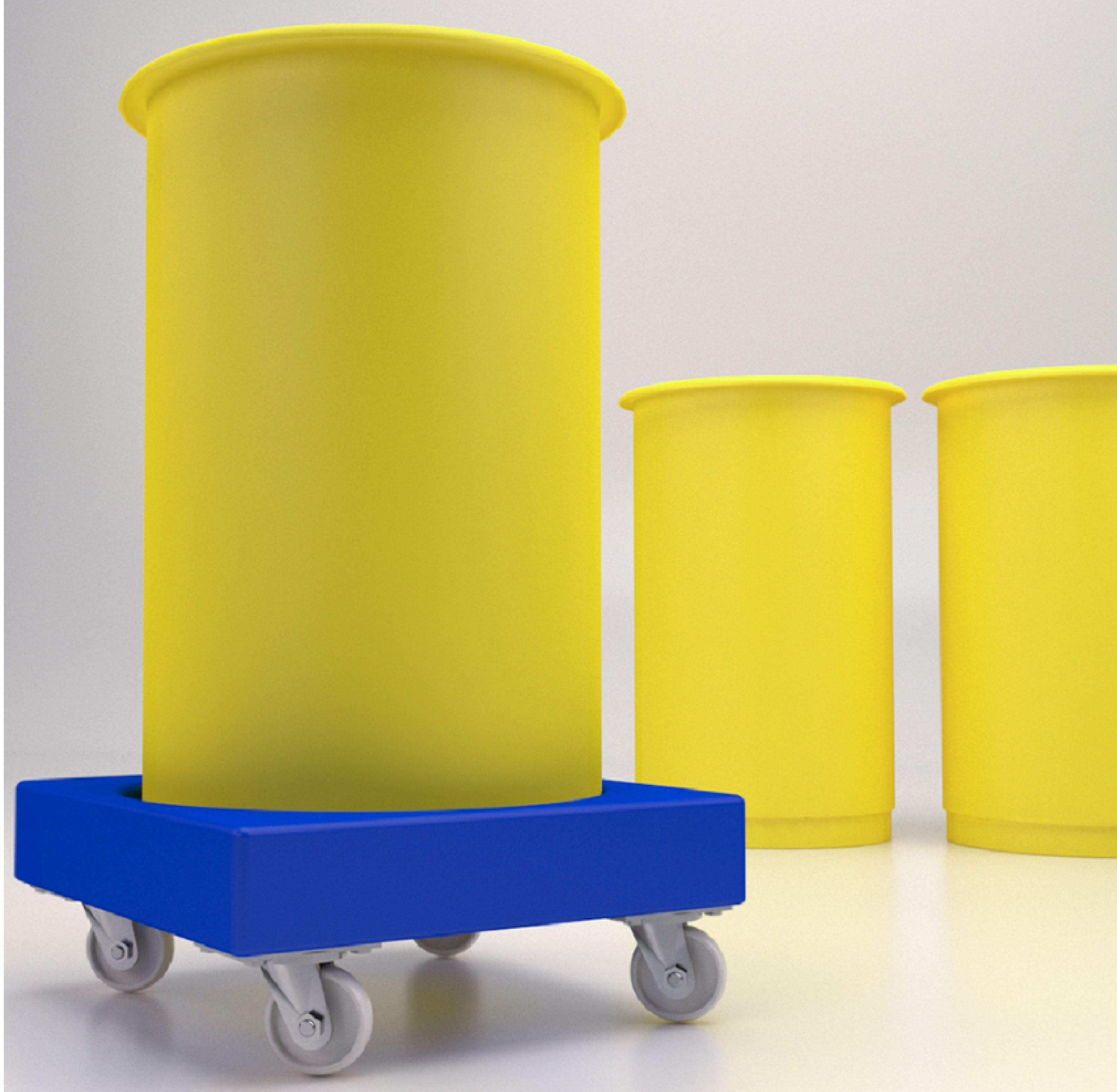 Round Interstacking Bins & Trolleys