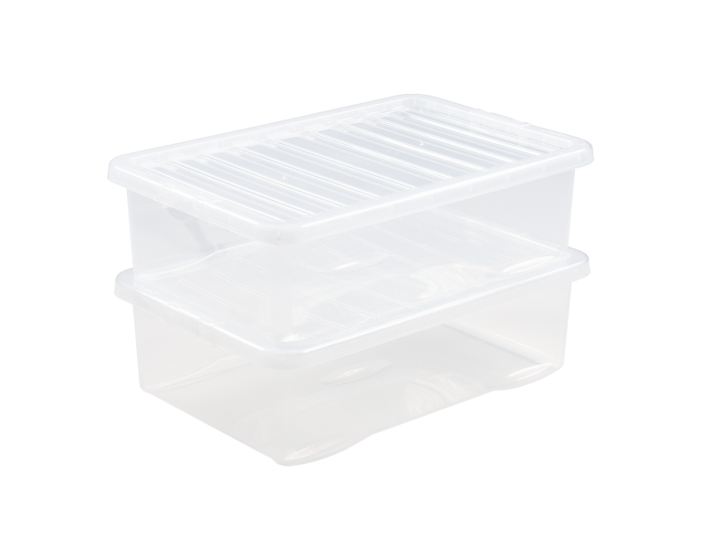*Pallet of 200* WHAM Crystal 32 Litre Under Bed Box & Lid
