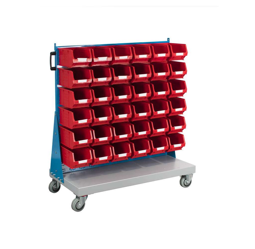 Spacemaster Box Louvred Panel Spacemaster Trolley Kit with Barton Bin