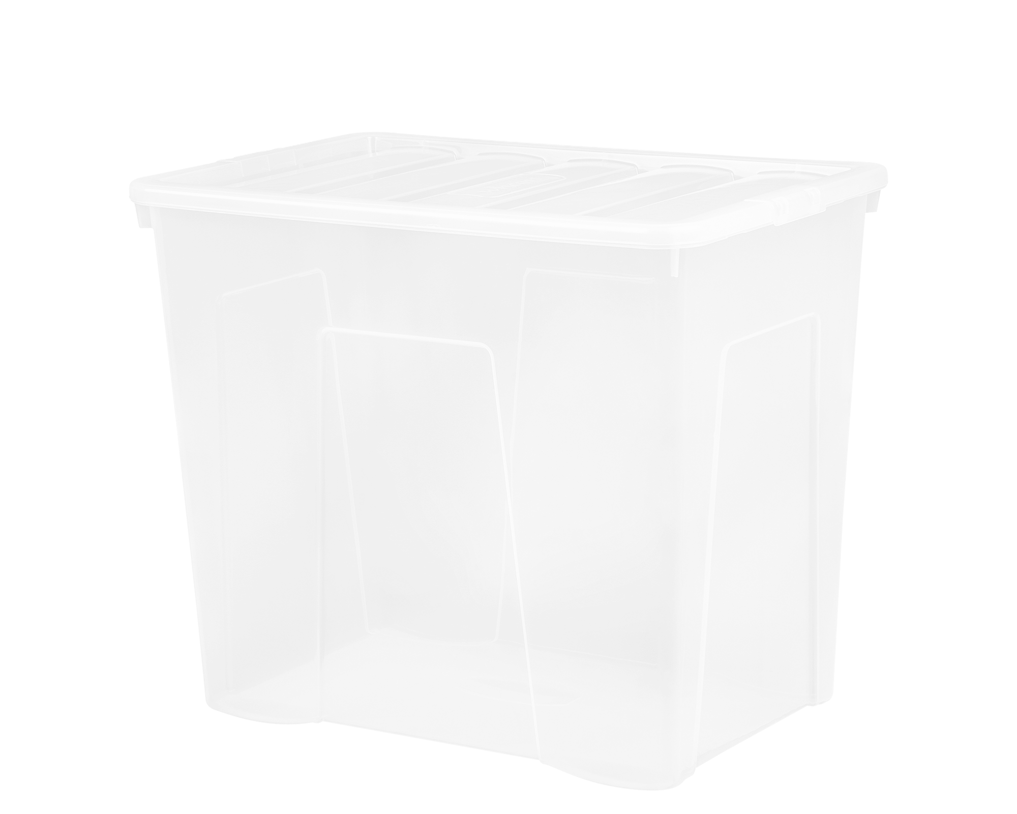 *Pallet of 60* WHAM Crystal 160L Box & Lid Clear