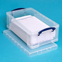 12L Really Useful Plastic Storage Box (465l x 270w x 150h mm)