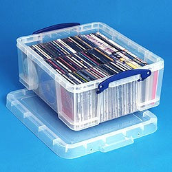 *Bundle of 4* 18L Really Useful Plastic Storage Box (480l x 390w x 200h mm)