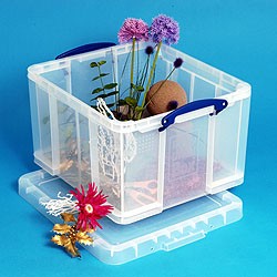 42L Really Useful Plastic Storage Box (520l x 440w x 310h mm)