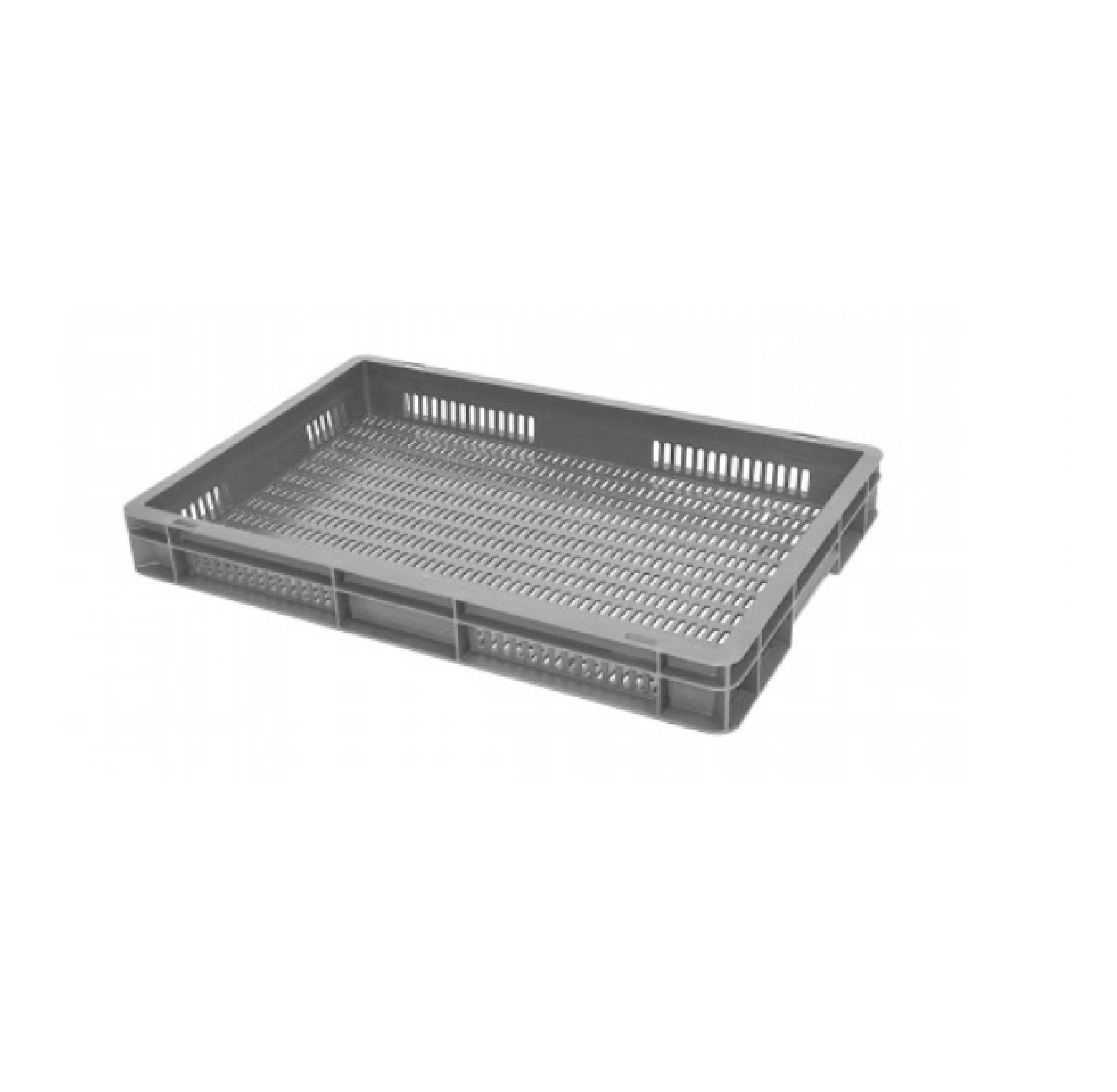 12L Ventilated Euro Stacking Container (600l x 400w x 75h mm)