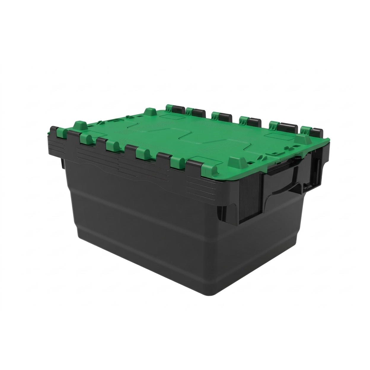 16L GatorTote Extra Heavy Duty Industrial Attached Lid Box (400 x 300 x 200mm)