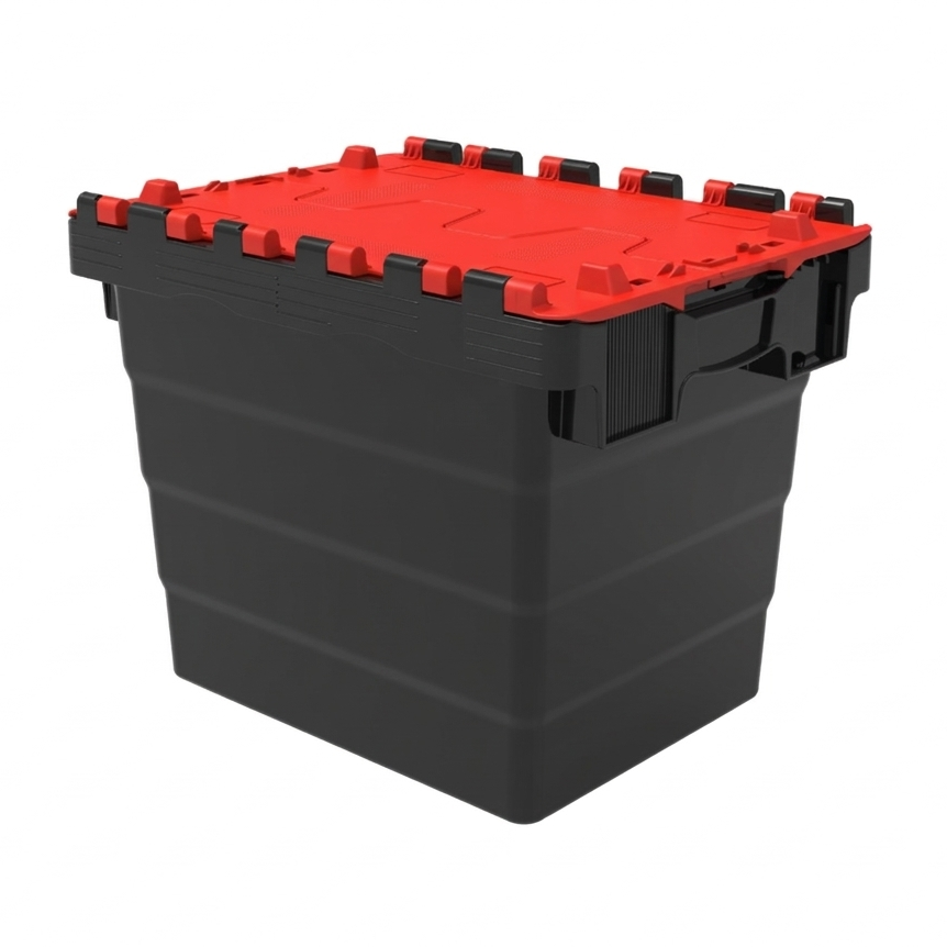 28L GatorTote Extra Heavy Duty Industrial Attached Lid Box (400 x 300 x 320mm)