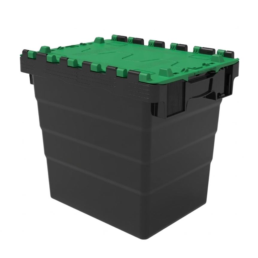 32L GatorTote Extra Heavy Duty Industrial Attached Lid Box (400 x 300 x 365mm)