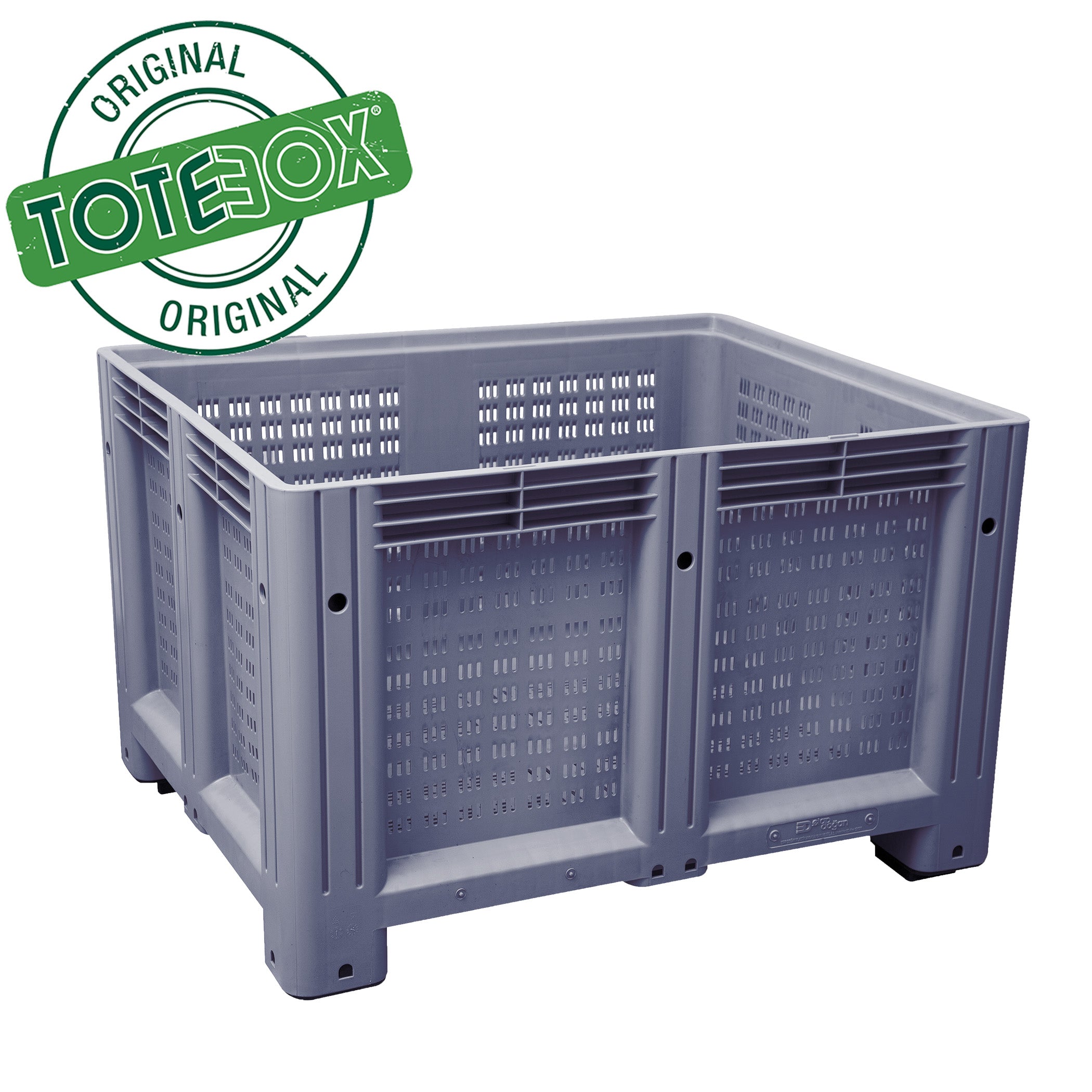 625L Ventilated Palletbox with Four Feet (1200l x 1000w x 760h mm)