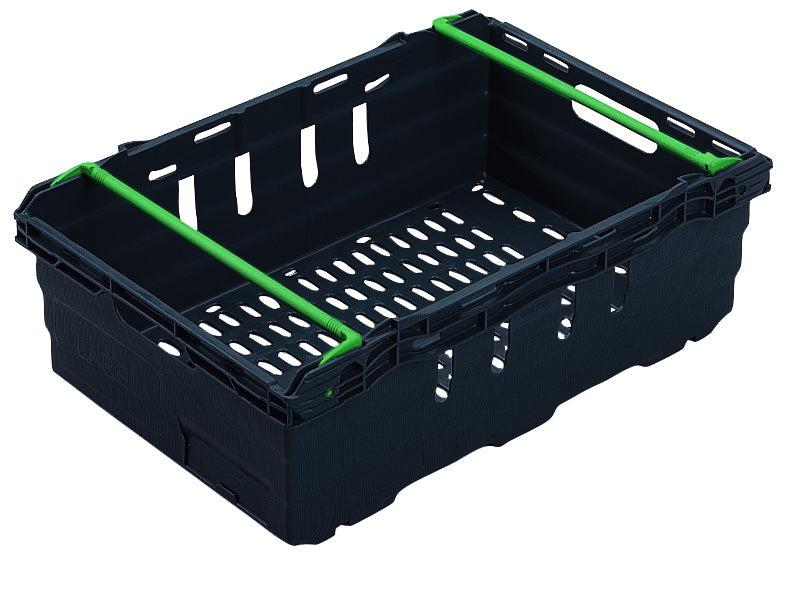 *Bundle of 10* 35L Heavy Duty Stacking & Nesting Crate Ventilated  (600x400x199mm)