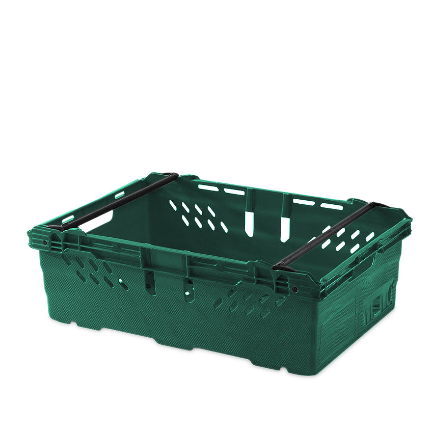 Nesting Crate Rack Pallet of 200 35L HD Stack & Nest Crate Ventilated (600x400x199mm)
