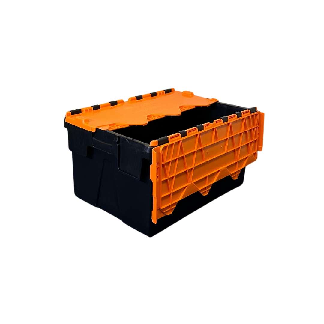 *Bundle of 5* 56L Attached Lid Container Original Totebox - (600x400x310mm)