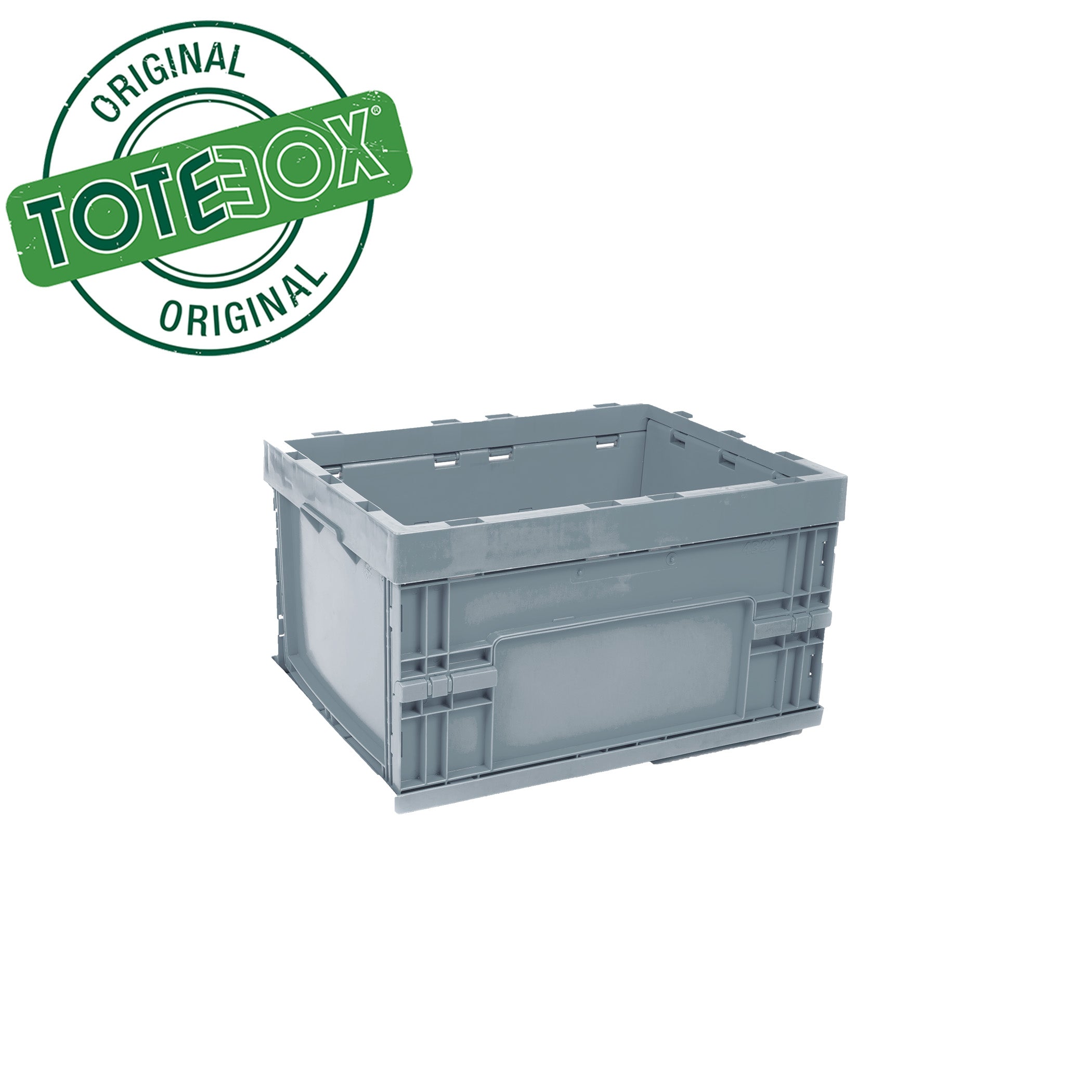 20L Folding Euro Stacking Container (400l x 300w x 230h mm)