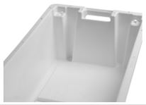 *Pallet of 100* 25kg Stacking & Nesting Euro Fish Box
