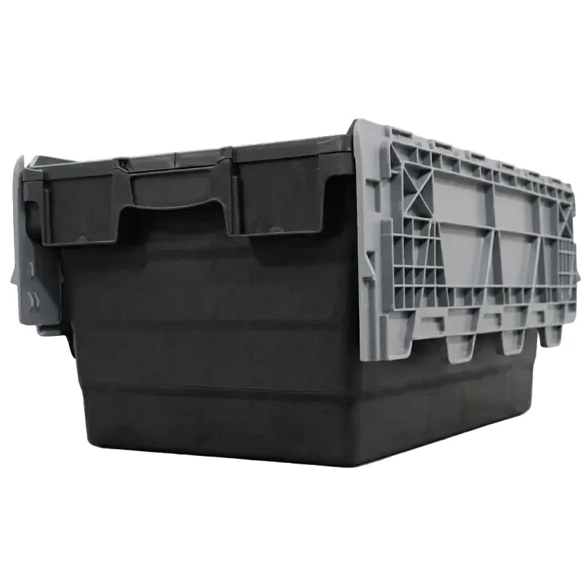 54L GatorTote Extra Heavy Duty Industrial Attached Lid Box (600 x 400 x 320mm)