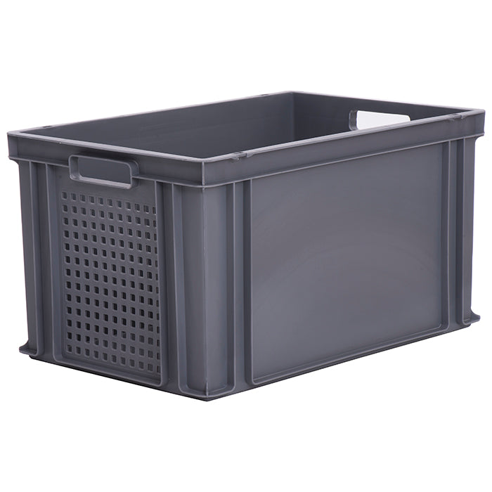 *Bundle of 10* 65L Ventilated Euro Stacking Container (600l x 400w x 325h mm)