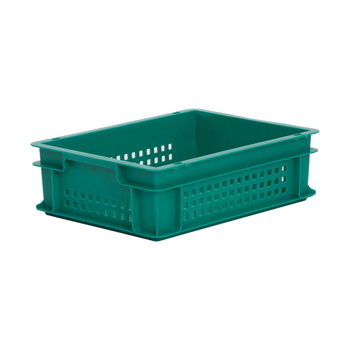 *Bundles of 20 units* 11L Ventilated Euro Stacking Container (400l x 300w x 120h mm) - Various Colours Available