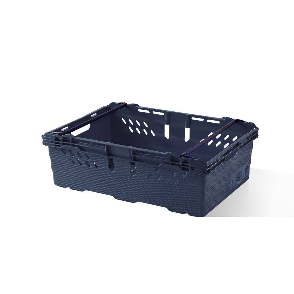*Pallet of 200* 35L Heavy Duty Stacking & Nesting Crate Ventilated  (600x400x199mm)